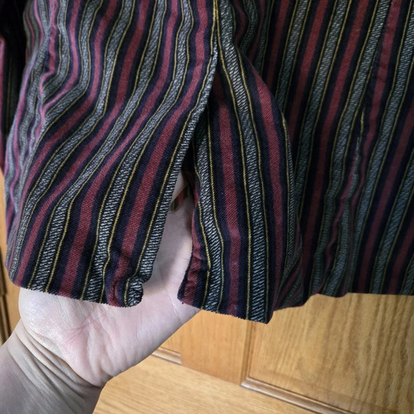 Free People Striped Blazerb size Large - Picture 9 of 12